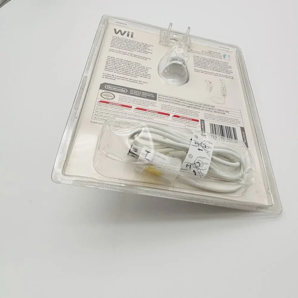 Official Nintendo Wii OEM Nunchuck Controller, NEW Factory Sealed